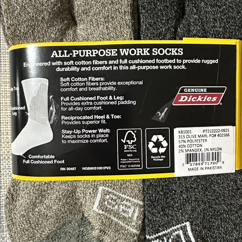 Dickies new packaging